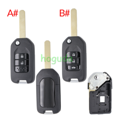 For Honda 2/3 Button Remote Key blank without logo