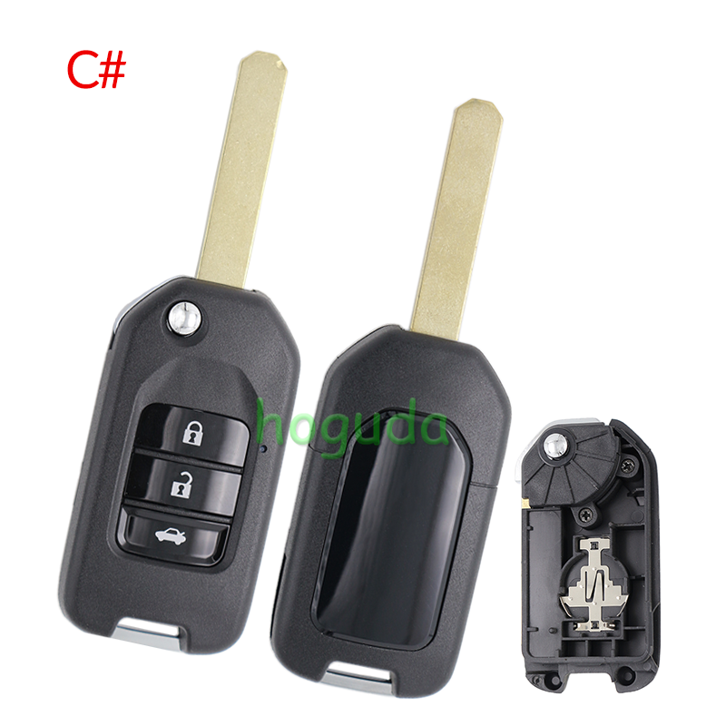 For Honda 2/2+1/3/3+1 button modified key blank without logo