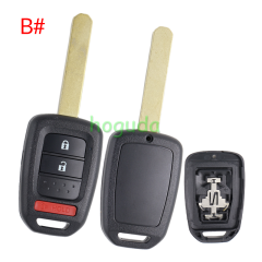 For Honda 2/2+1/3/3+1 button  remote key blank