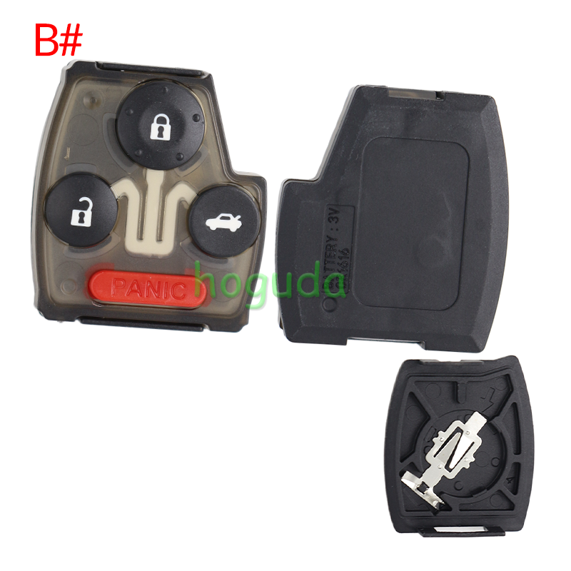 For Honda 3/3+1 button  remote key blank