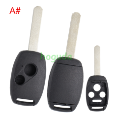 For GTL high quality Honda 2/2+1/3/3+1 button remote key blank without battery clamp without logo