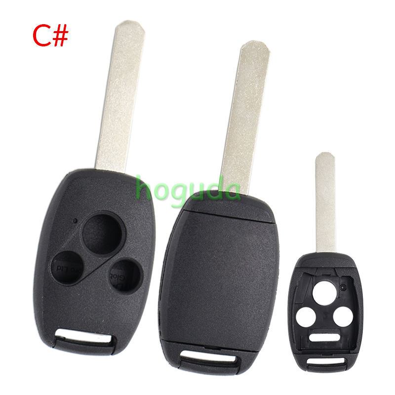 For GTL high quality Honda 2/2+1/3/3+1 button remote key blank without battery clamp without logo