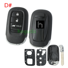 For Honda 2/2+1/3/3+1/4/4+1/5/6/6+1 button remote key blank