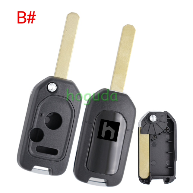For Honda 2/2+1/3/3+1 button remote key blank