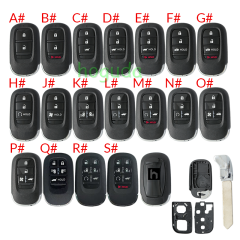 For Honda 2/2+1/3/3+1/4/4+1/5/6/6+1 button remote key blank