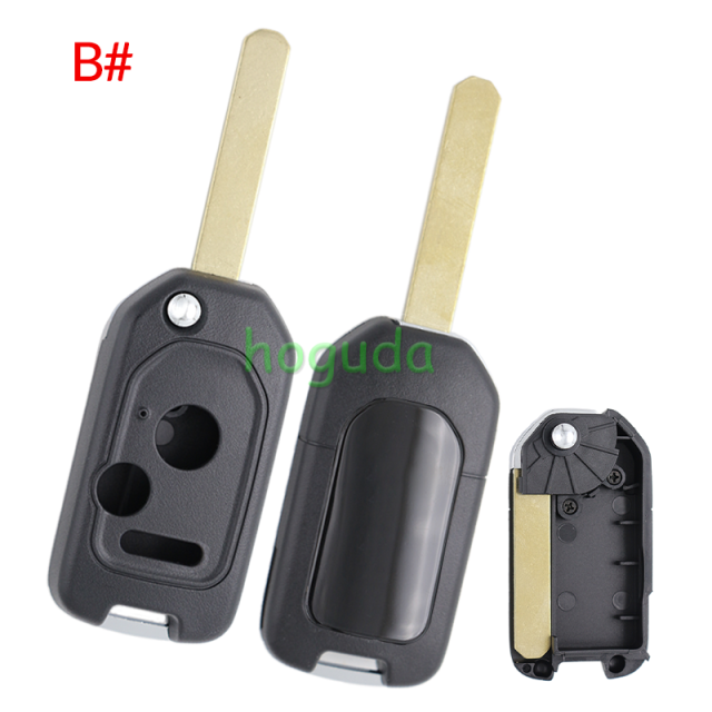 For Honda 2/2+1/3/3+1 button remote key blank without logo
