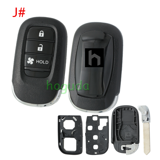For Honda 2/2+1/3/3+1/4/4+1/5/6/6+1 button remote key blank