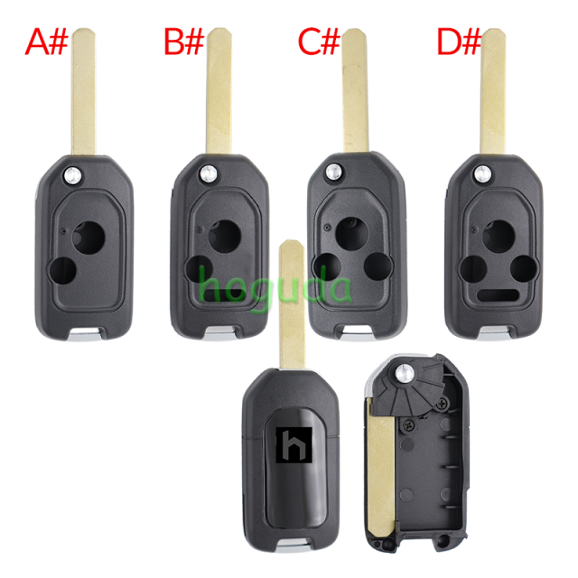 For Honda 2/2+1/3/3+1 button remote key blank