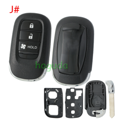 For Honda 2/2+1/3/3+1/4/4+1/5/6/6+1 button remote key blank without logo