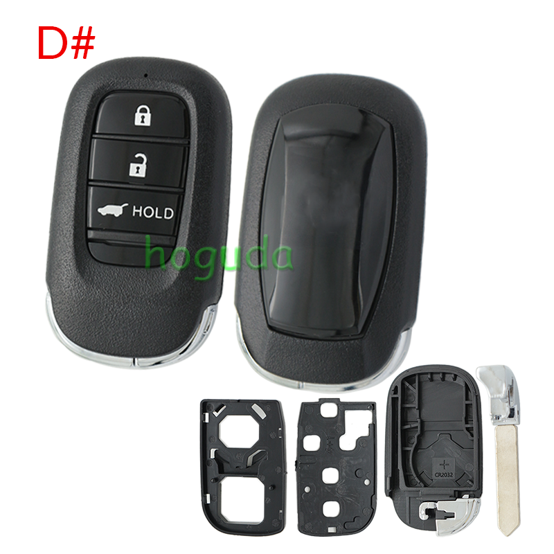 For Honda 2/2+1/3/3+1/4/4+1/5/6/6+1 button remote key blank without logo