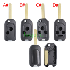 For Honda 2/2+1/3/3+1 button remote key blank without logo