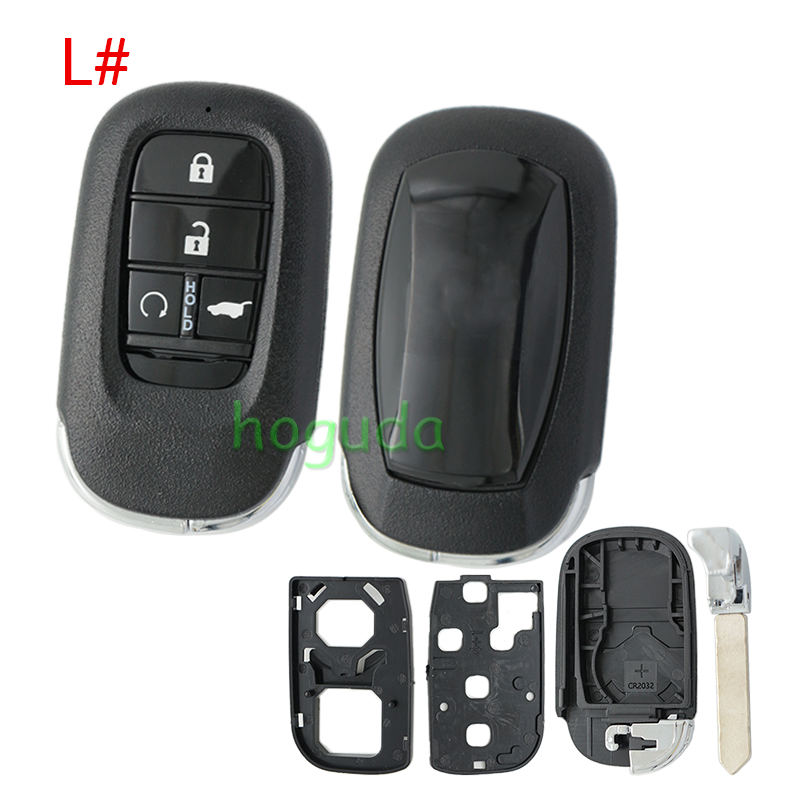 For Honda 2/2+1/3/3+1/4/4+1/5/6/6+1 button remote key blank without logo