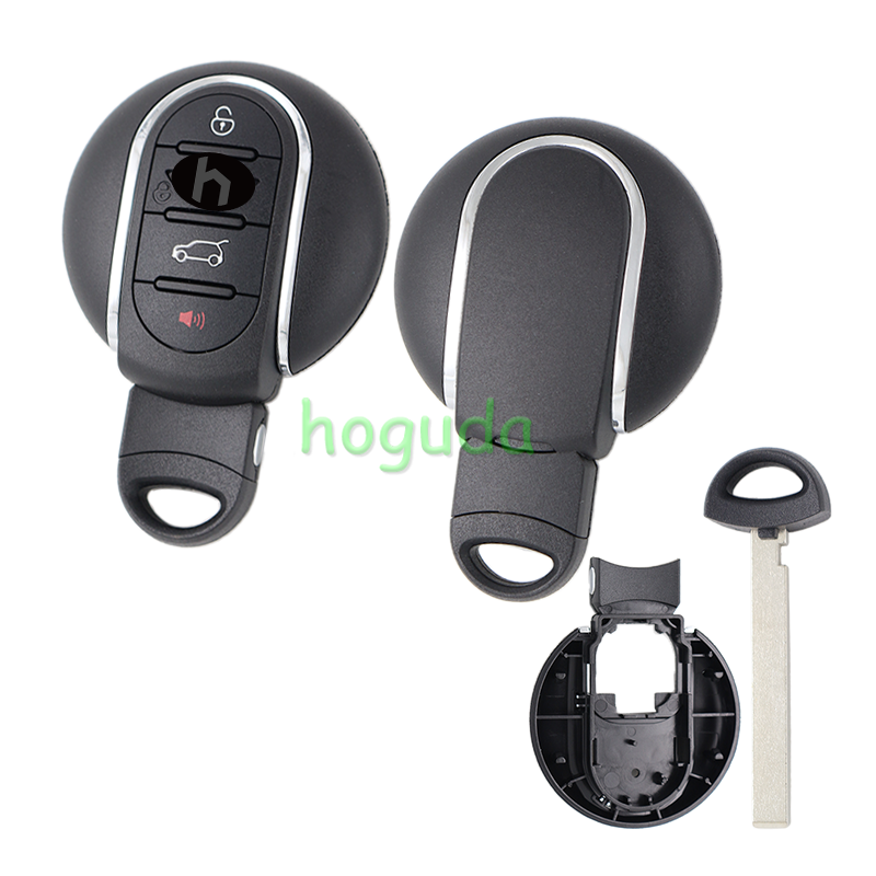 For Aftermarket BMW Mini Cooper 3+1 button remote key shell