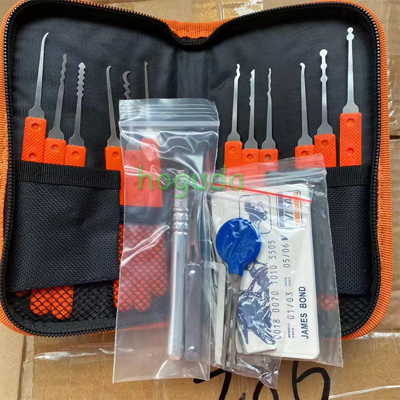 Transparent Lock Combination Single Hook Set Locksmith Practice Lock Tool