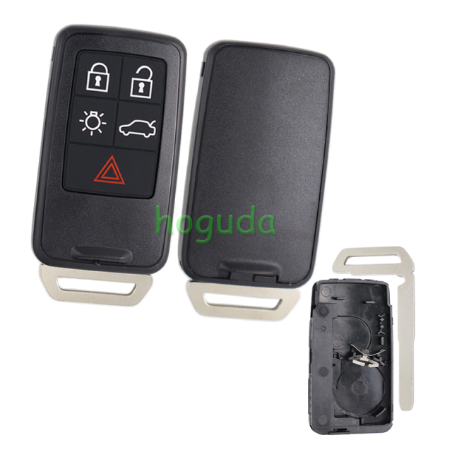 For Volvo 5 button  remote key blank