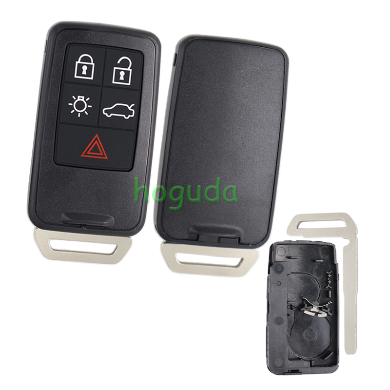 For Volvo 5 button  remote key blank