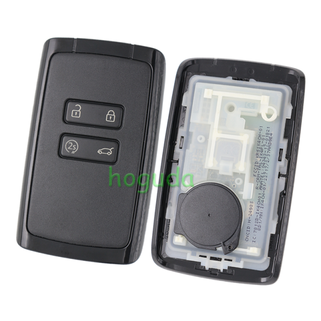 For original Renault 4Talisman keyless smart card 4 button  with 433Mhz HITAG AES PCF29AxMTT 4A CHIP FCCID KR5IK4CH-01 IC:7812DIK4CH01