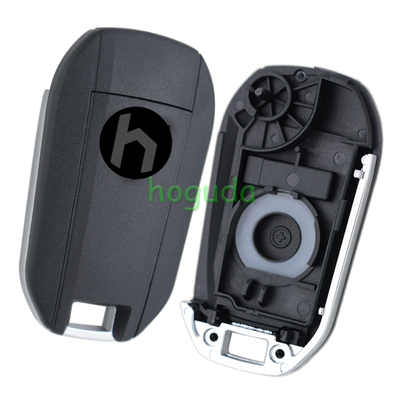 For Peugeot 3 button remote key blank with VA2 blade