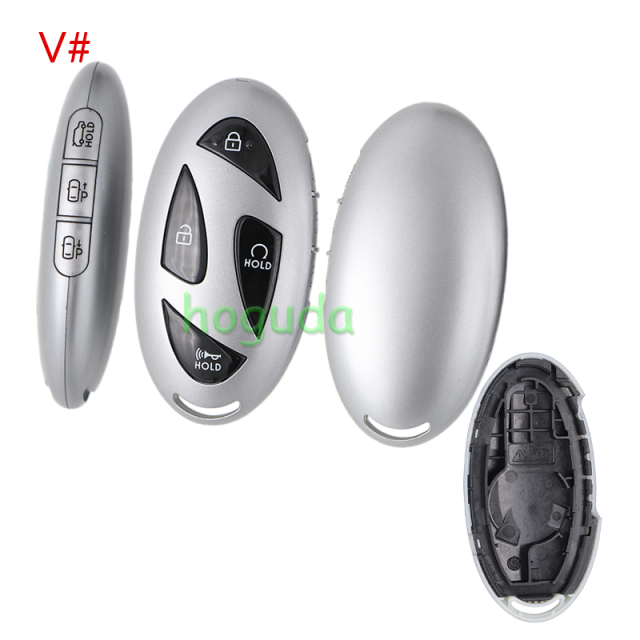For new Hyundai 2/2+1/2+1/3+1/4+1/2+3/3+3/4+3 buttons smart remote key blank