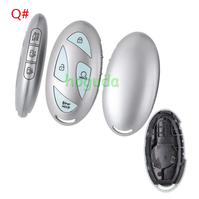 For new Hyundai 2/2+1/2+1/3+1/4+1/2+3/3+3/4+3  buttons smart remote key blank