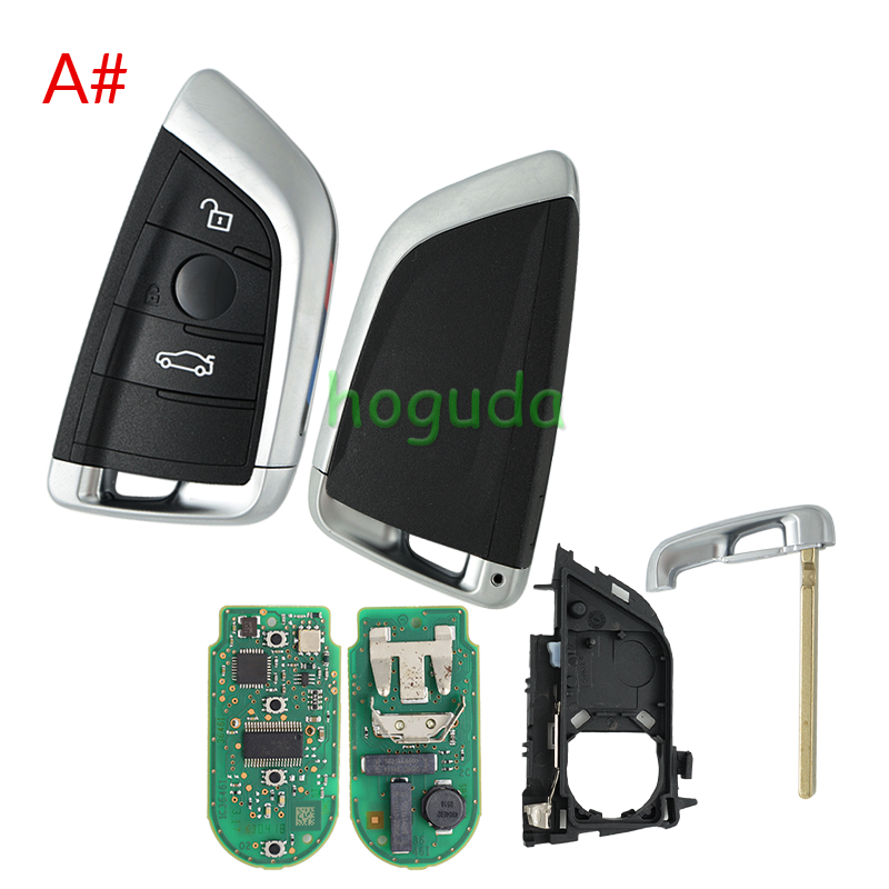 For high quality BMW 4 button remote key With 433MHZ  with OEM PCF7953P chip