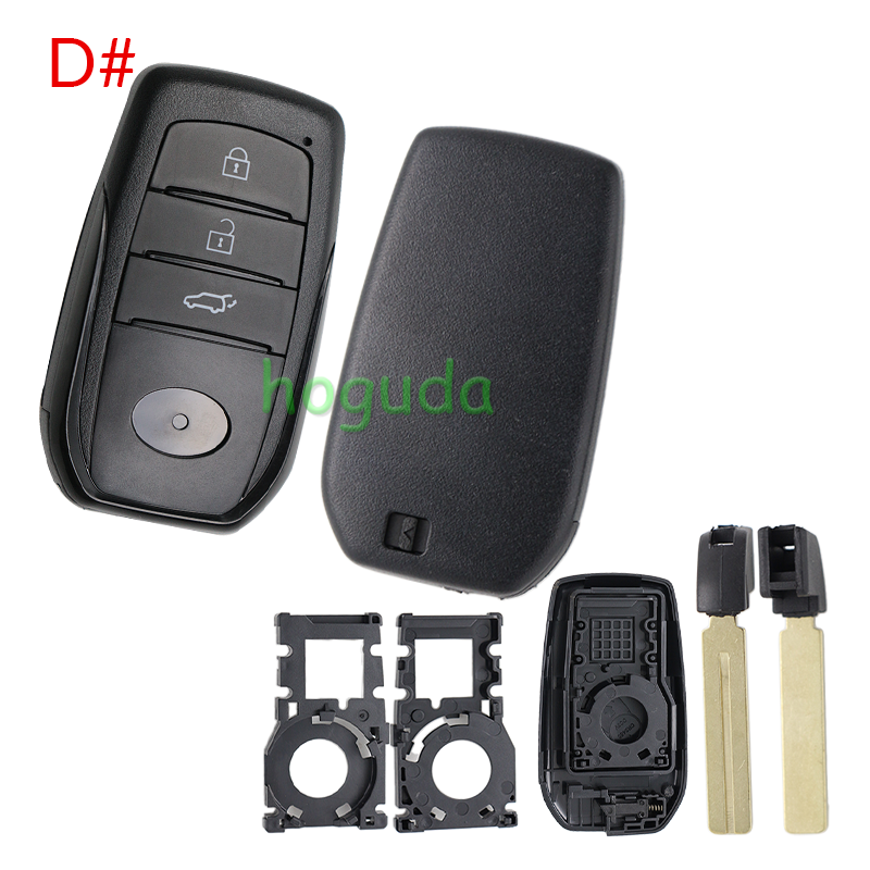 For Toyota 2/2+1/3/3+/1/4/4+1/5/5+1 button remote key blank with key Blade,please choose the key button