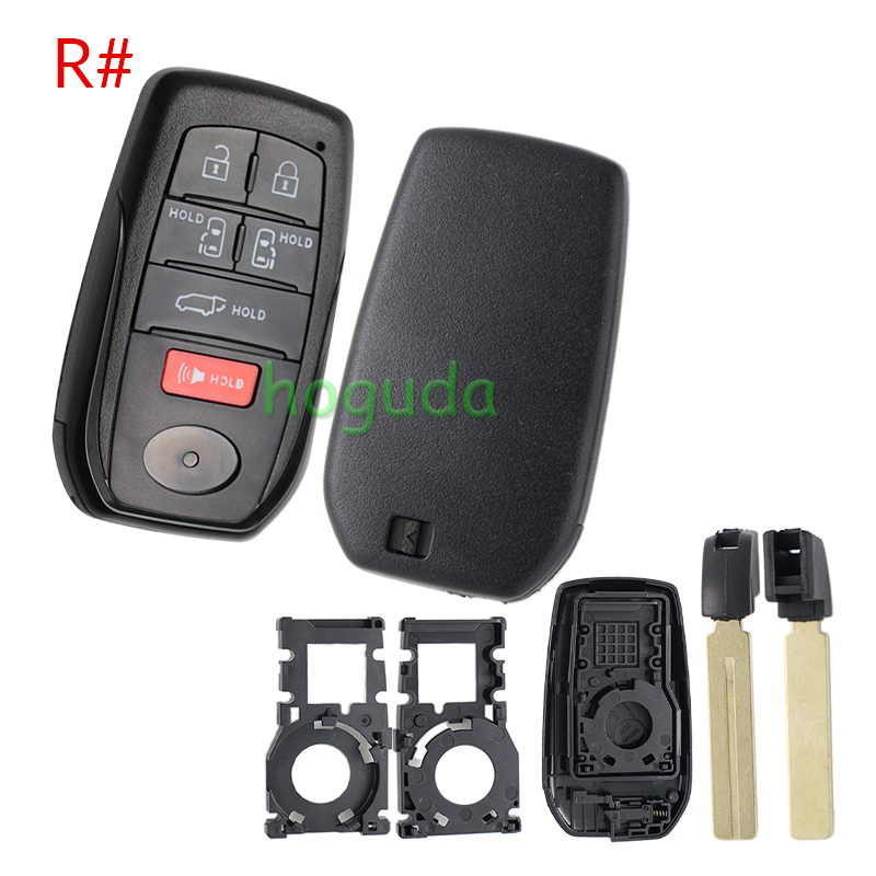 For Toyota 2/2+1/3/3+/1/4/4+1/5/5+1 button remote key blank with key Blade,please choose the key button