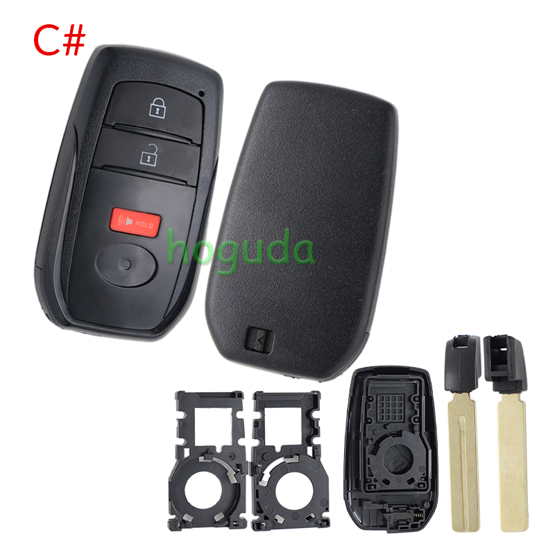 For Toyota 2/2+1/3/3+/1/4/4+1/5/5+1 button remote key blank with key Blade,please choose the key button
