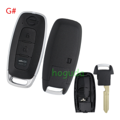 For Nissan 2/2+1/3/3+1/4/4+1 button smart key blank