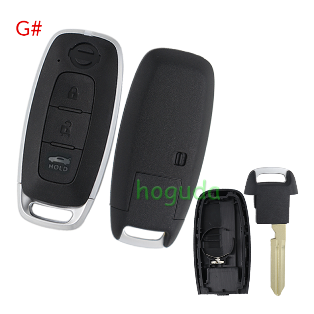 For Nissan 2/2+1/3/3+1/4/4+1 button smart key blank