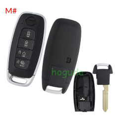 For Nissan 2/2+1/3/3+1/4/4+1 button smart key blank