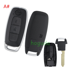 For Nissan 2/2+1/3/3+1/4/4+1 button smart key blank