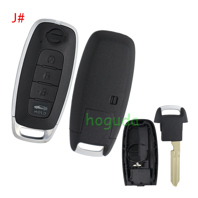 For Nissan 2/2+1/3/3+1/4/4+1 button smart key blank