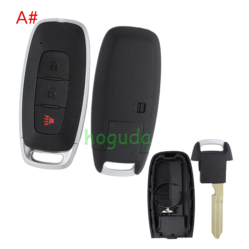 For Nissan 2+1/3+1/4/4+1 button smart key blank without logo