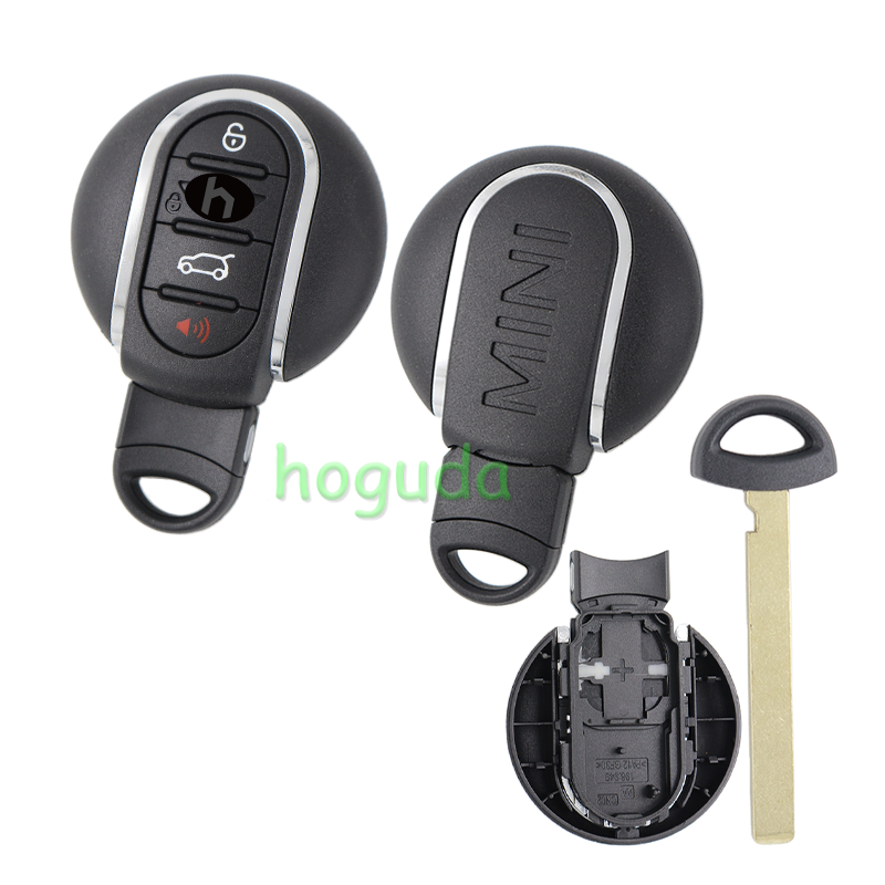 For BMW Mini Cooper 3+1 button remote key shell