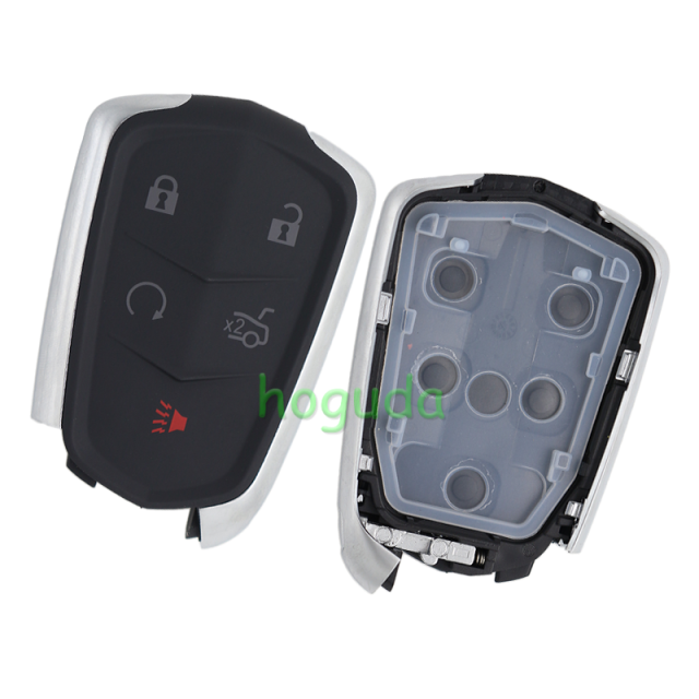 For Cadillac smart keyless 5 button remote key with 433mhz FCC ID: HYQ2EB P/N: 13598512