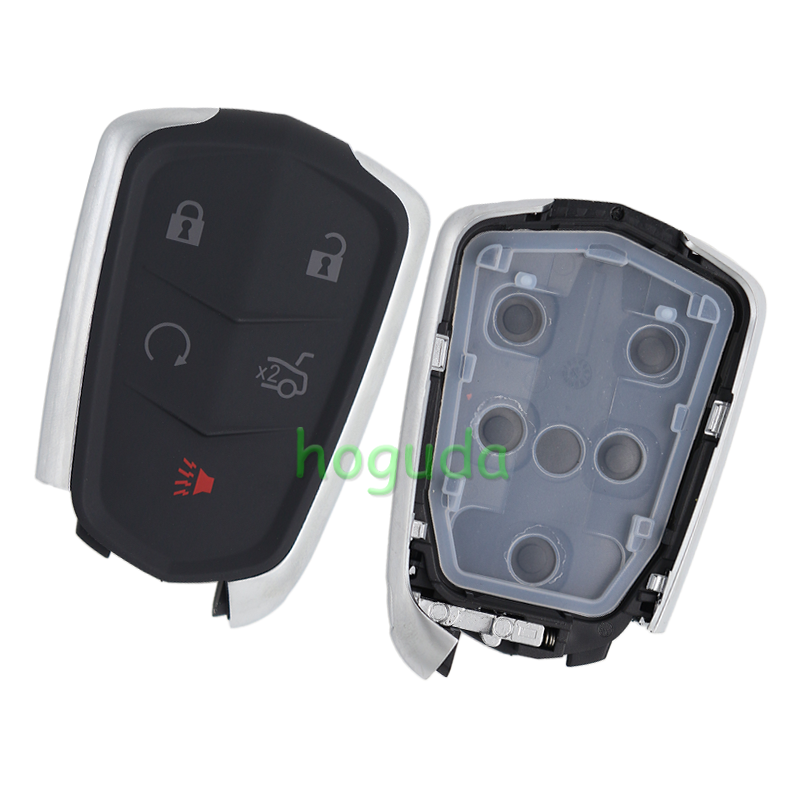 For Cadillac smart keyless 5 button remote key with 433mhz FCC ID: HYQ2EB P/N: 13598512