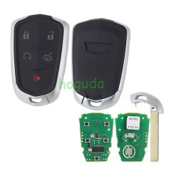 For Cadillac smart keyless 5 button remote key with 433mhz FCC ID: HYQ2EB P/N: 13598512
