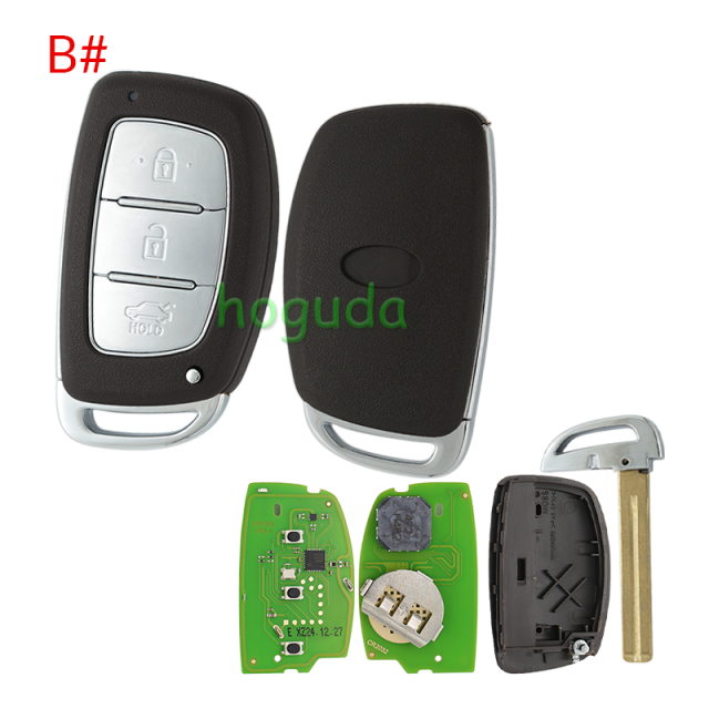 XHORSE VVDI  XZHY84EN 3 button remote key for Hyubdai XZ Series i25 Special boardexclusively for hyundai models  support hyundai smart key support regenerate and reuse Note:The pcb board only can be generated for hyundai models.