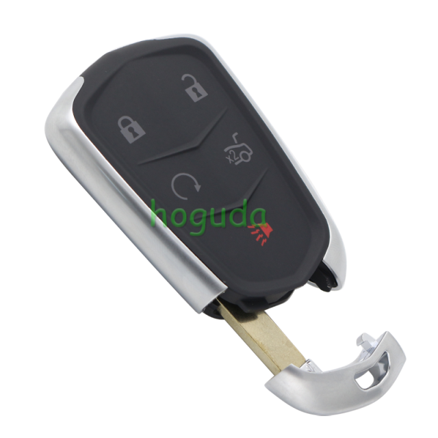 For Cadillac smart keyless 5 button remote key with 433mhz FCC ID: HYQ2EB P/N: 13598512