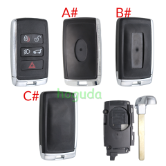 For Landrover  5 button  remote key blank SUV