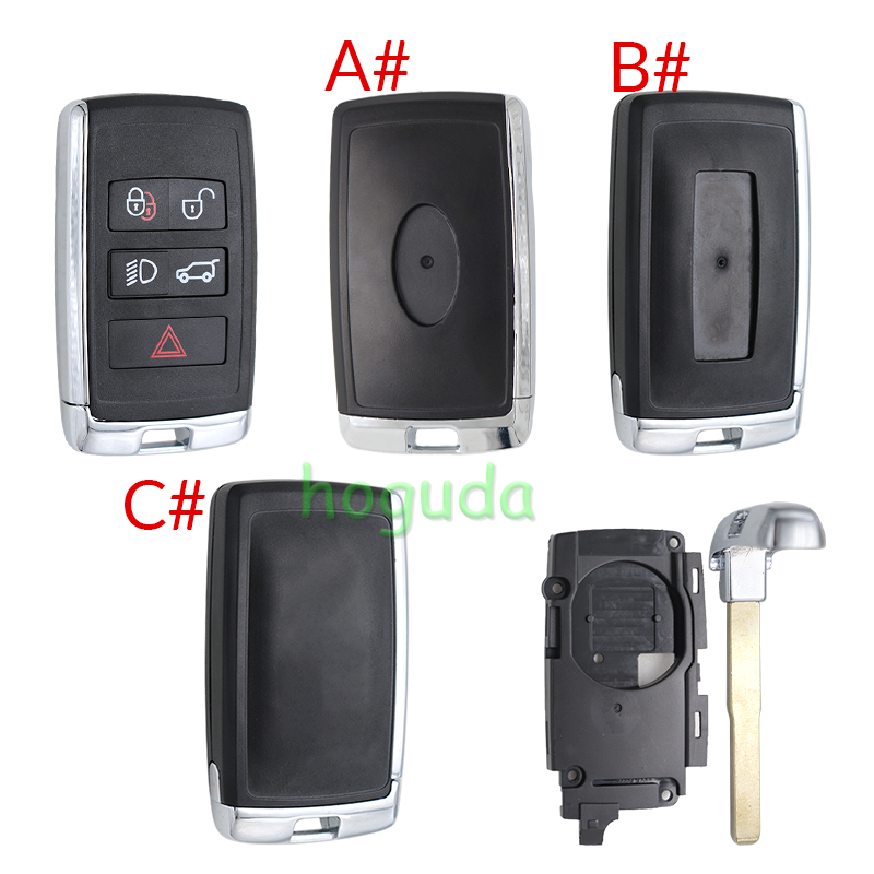 For Landrover  5 button  remote key blank SUV