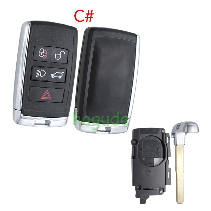 For Landrover  5 button  remote key blank SUV