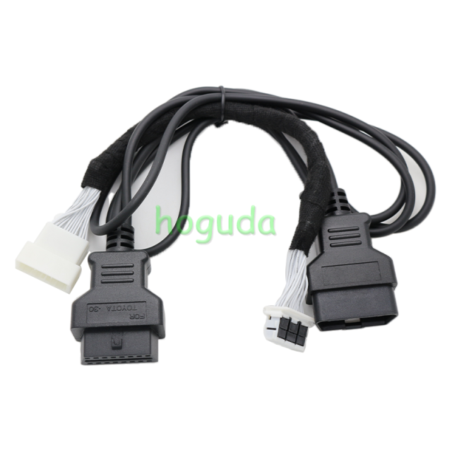 OBDSTAR For Toyota-30 V2 Cable For Toyota 8A-BA 4A-BA Adding Keys All Keys Lost Matching / Cluster Calibration  No need to pierce, hook, or plug and unplug harness during operation, no risk of damaging communication cables