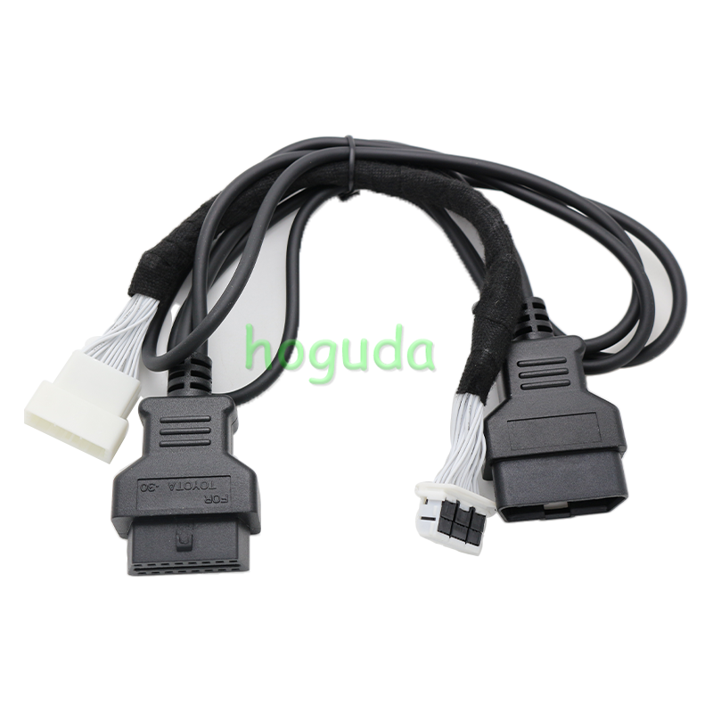 OBDSTAR For Toyota-30 V2 Cable For Toyota 8A-BA 4A-BA Adding Keys All Keys Lost Matching / Cluster Calibration  No need to pierce, hook, or plug and unplug harness during operation, no risk of damaging communication cables