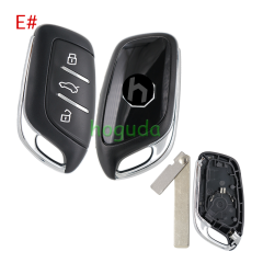 For MG 3 button remote key shell with emergency blade
