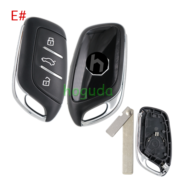 For MG 3 button remote key shell with emergency blade