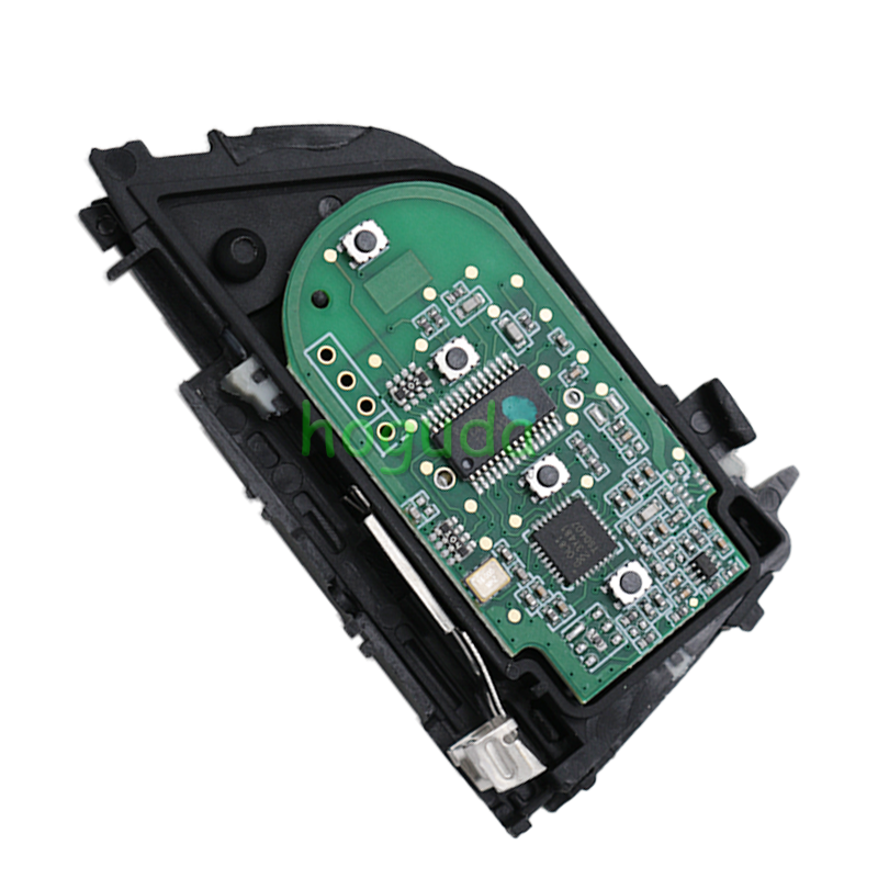 For BMW smart card OM-F434 3 button remote key with PCB（Black）With 434MHZ /PCF7953P chip