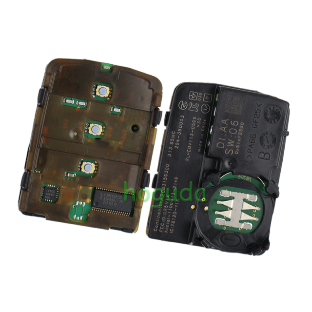 Original For Honda 3 button remote key with 313.8MHZ with 47 chip