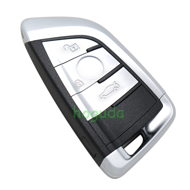 For BMW smart card OM-F434 3 button remote key with PCB（Black）With 434MHZ /PCF7953P chip
